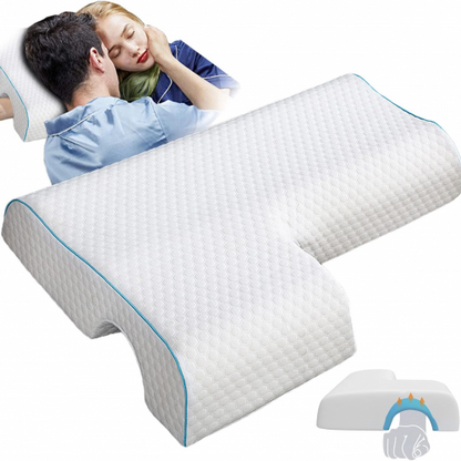 🛌💑 ALMOHADA PARA PAREJAS CON ESPUMA VISCOELÁSTICA (BRAZO DERECHO)