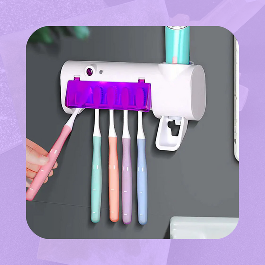 Dispensador y Esterilizador de Cepillos de Dientes